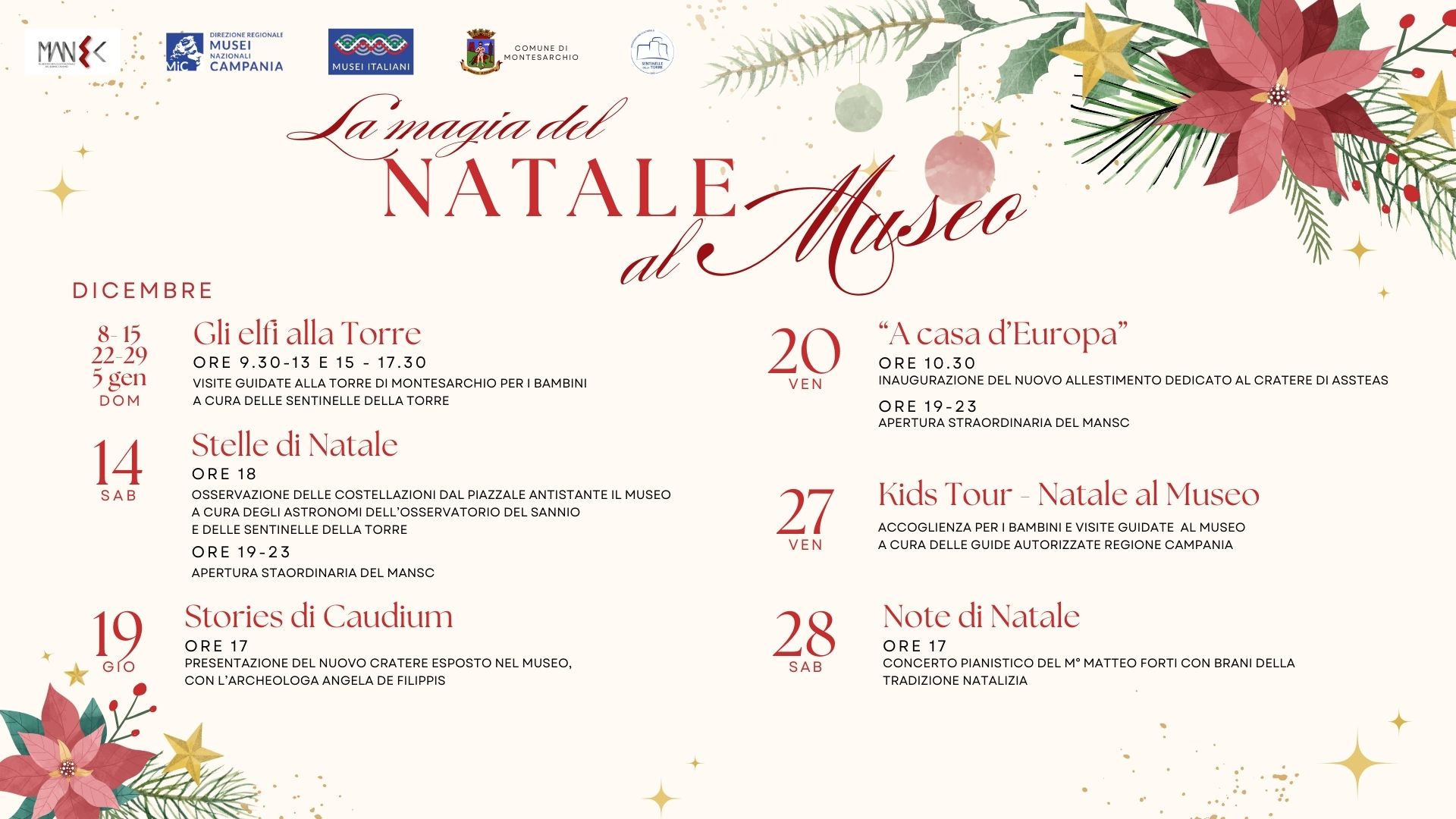 La magia del Natale al Museo